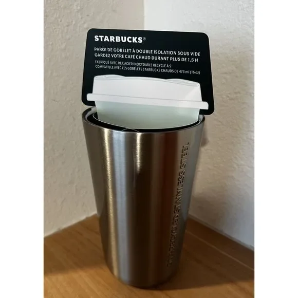 Starbucks 2024 Vacuum Insulated Cup Sleeve 16 Oz NWT - Picture 1 of 4